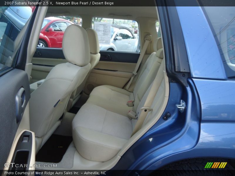 Newport Blue Pearl / Desert Beige 2007 Subaru Forester 2.5 X