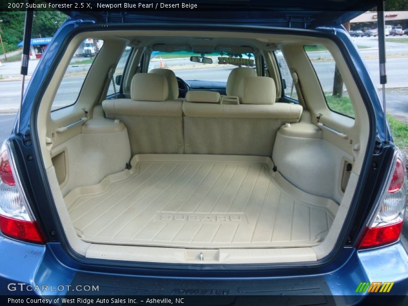 Newport Blue Pearl / Desert Beige 2007 Subaru Forester 2.5 X