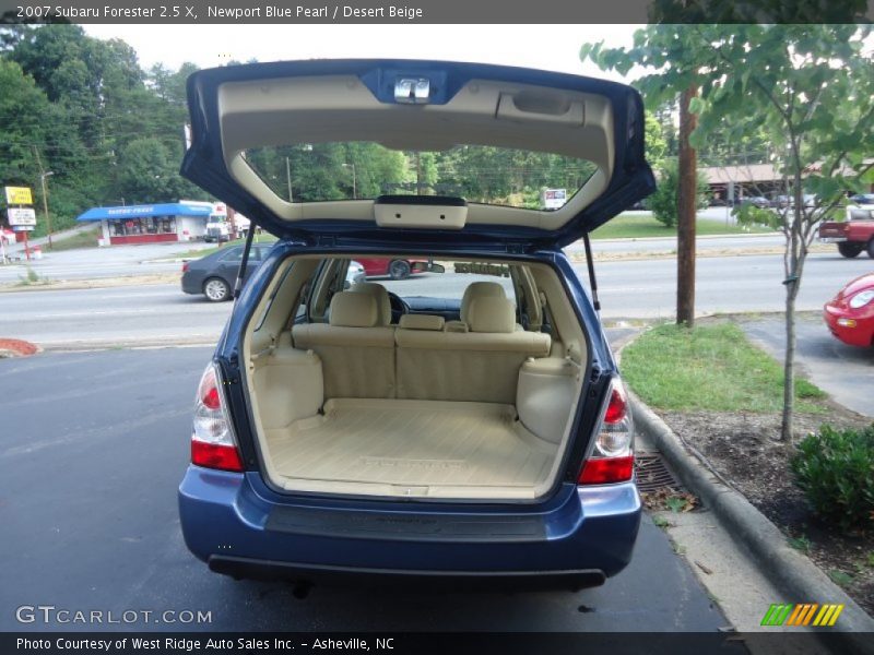 Newport Blue Pearl / Desert Beige 2007 Subaru Forester 2.5 X