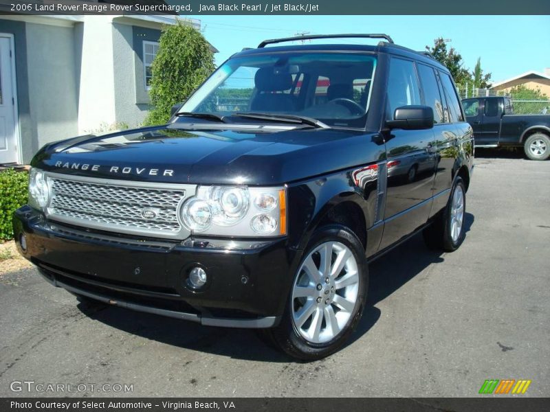 Java Black Pearl / Jet Black/Jet 2006 Land Rover Range Rover Supercharged