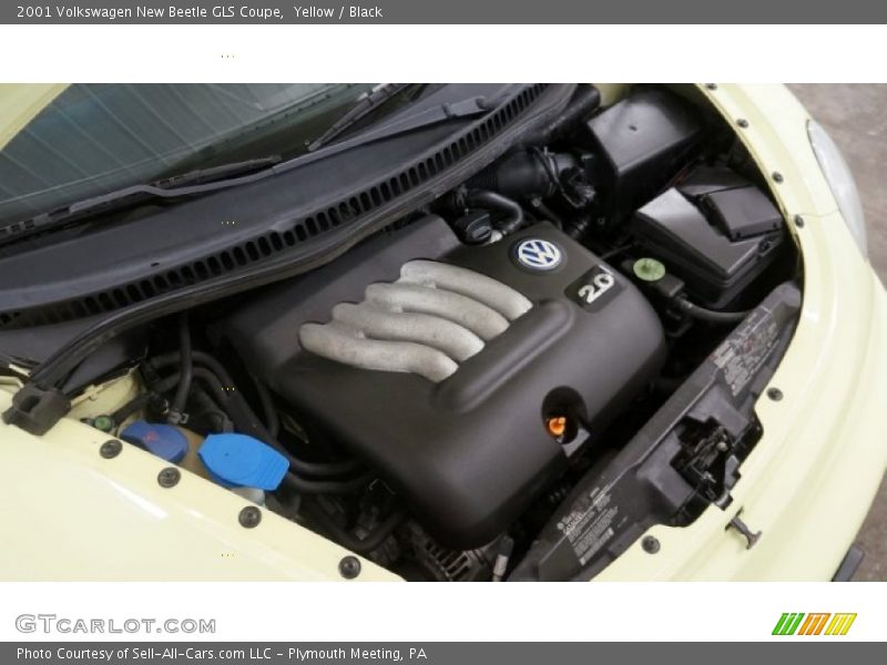 Yellow / Black 2001 Volkswagen New Beetle GLS Coupe