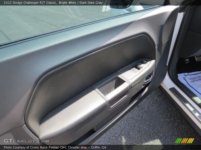 Bright White / Dark Slate Gray 2012 Dodge Challenger R/T Classic