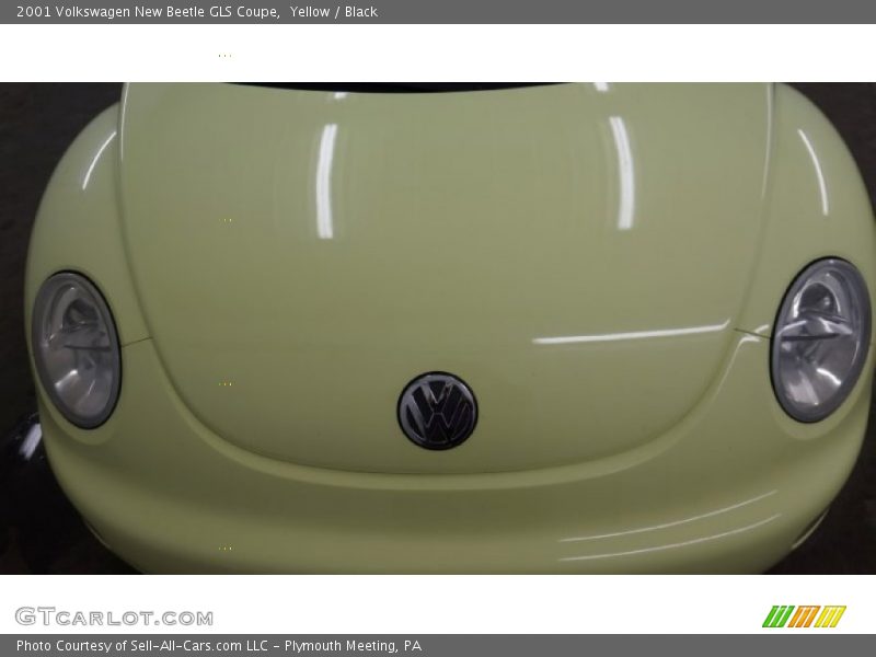 Yellow / Black 2001 Volkswagen New Beetle GLS Coupe