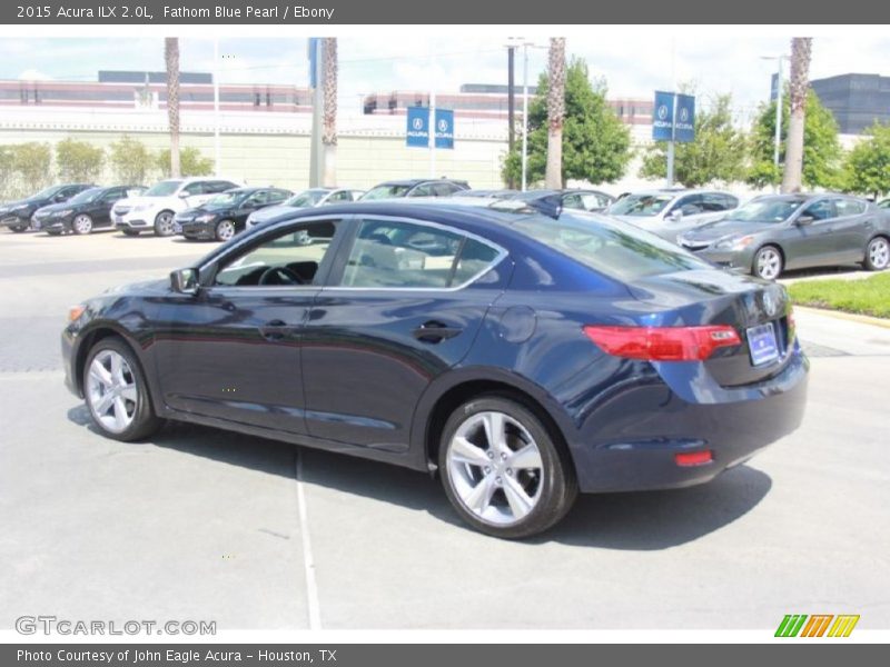 Fathom Blue Pearl / Ebony 2015 Acura ILX 2.0L