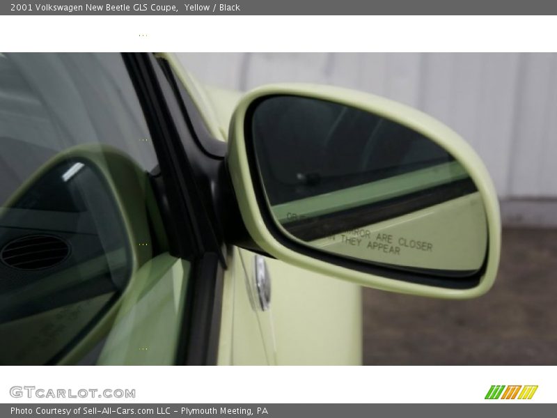 Yellow / Black 2001 Volkswagen New Beetle GLS Coupe