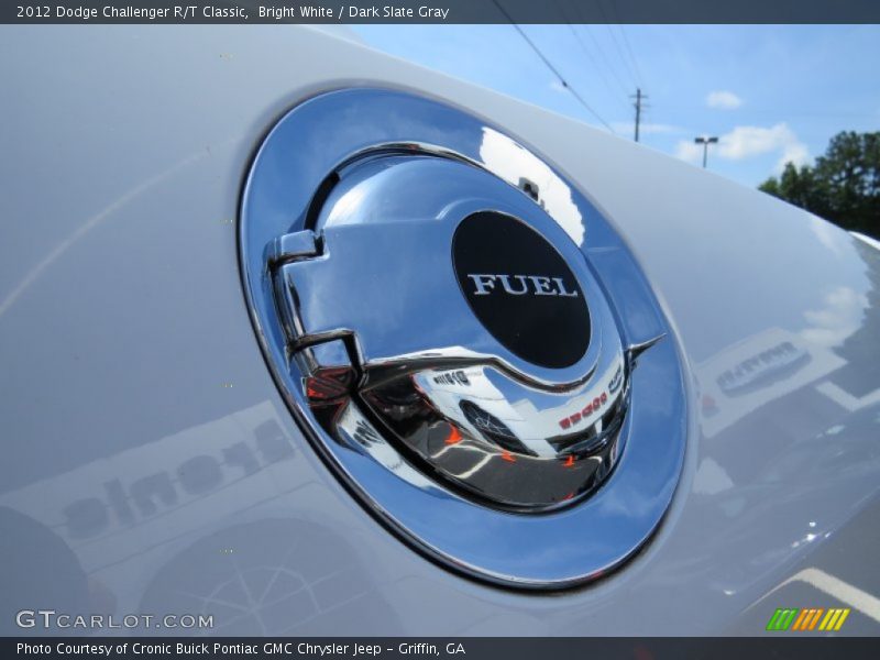 Bright White / Dark Slate Gray 2012 Dodge Challenger R/T Classic