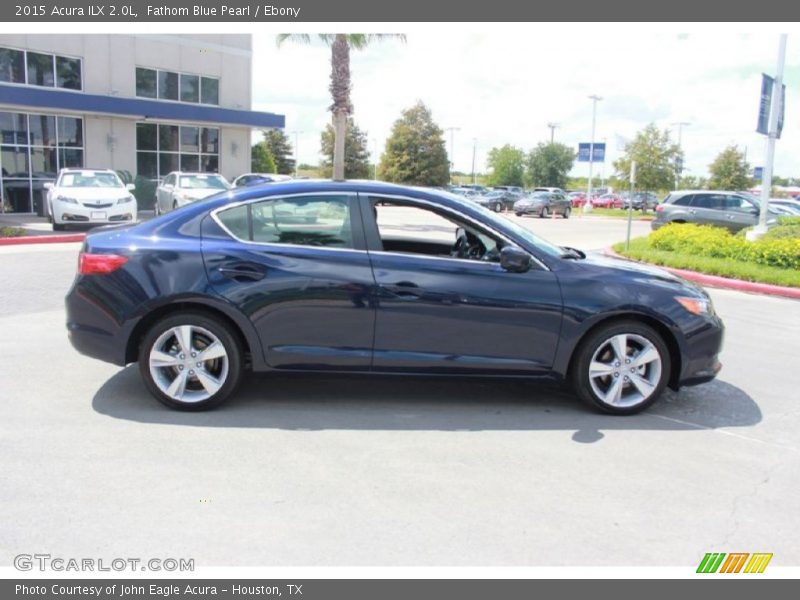 Fathom Blue Pearl / Ebony 2015 Acura ILX 2.0L