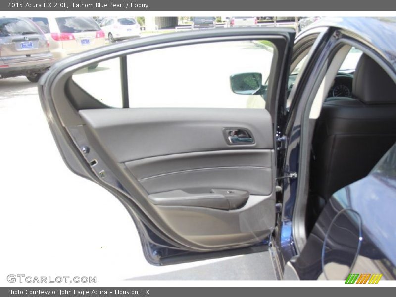 Fathom Blue Pearl / Ebony 2015 Acura ILX 2.0L