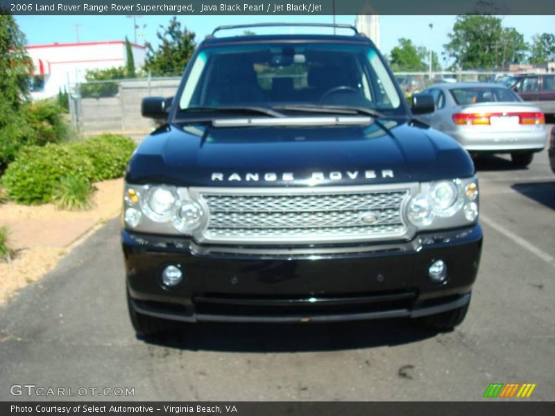 Java Black Pearl / Jet Black/Jet 2006 Land Rover Range Rover Supercharged