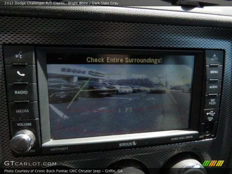 Bright White / Dark Slate Gray 2012 Dodge Challenger R/T Classic