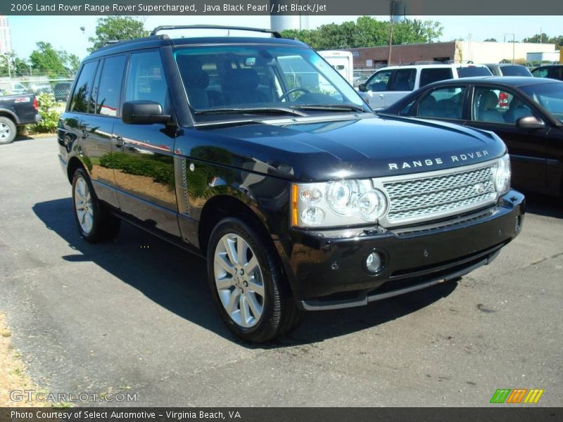 Java Black Pearl / Jet Black/Jet 2006 Land Rover Range Rover Supercharged