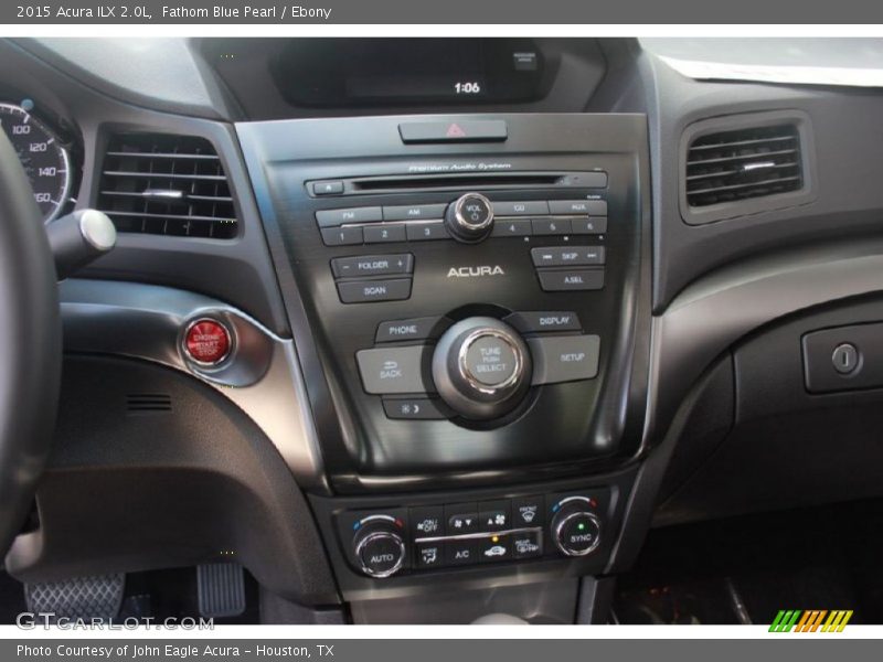 Fathom Blue Pearl / Ebony 2015 Acura ILX 2.0L