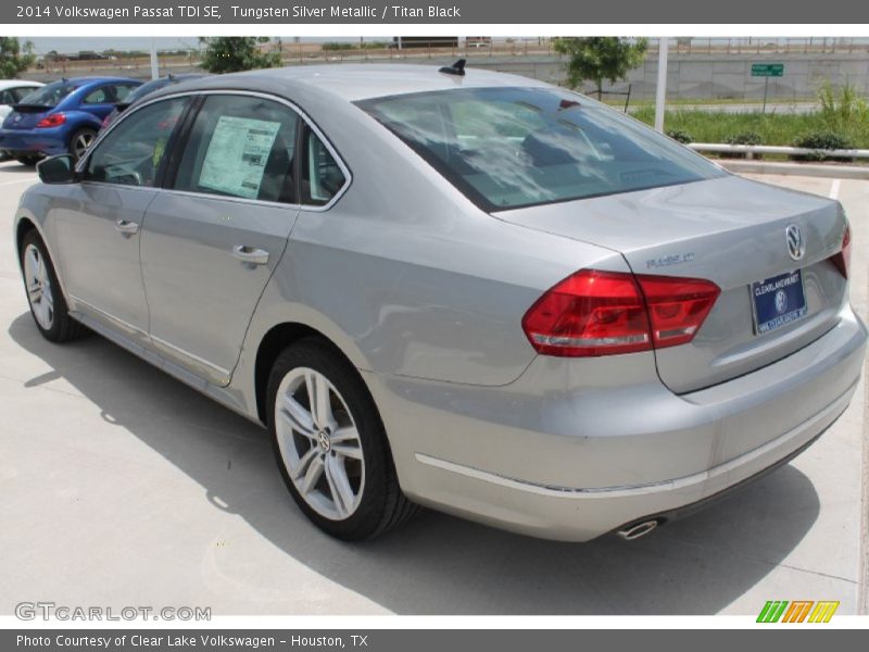Tungsten Silver Metallic / Titan Black 2014 Volkswagen Passat TDI SE