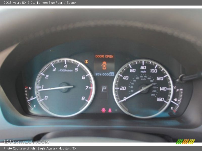 Fathom Blue Pearl / Ebony 2015 Acura ILX 2.0L