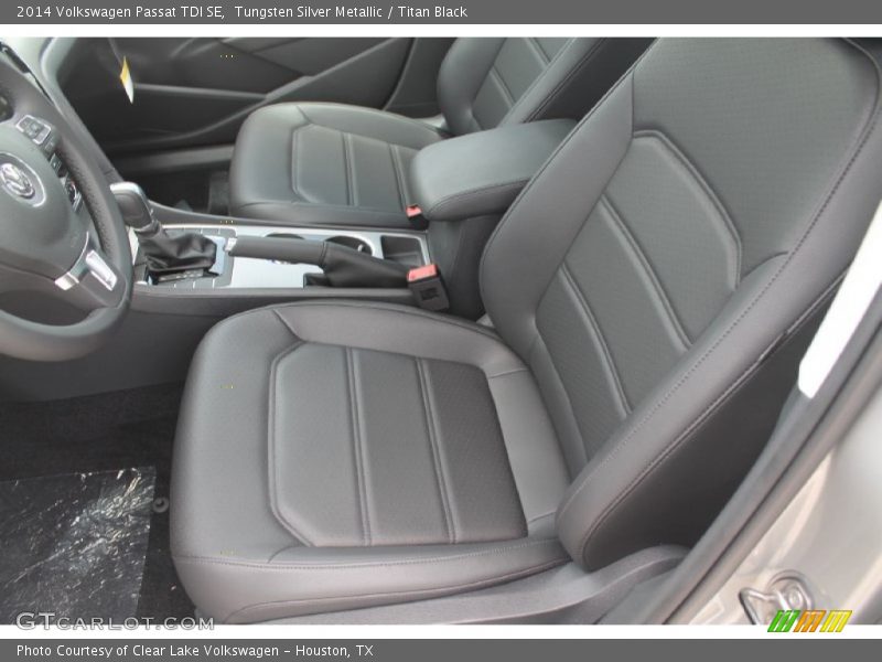 Tungsten Silver Metallic / Titan Black 2014 Volkswagen Passat TDI SE