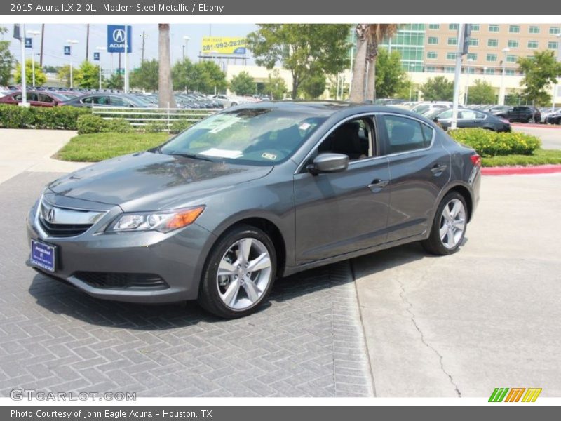 Modern Steel Metallic / Ebony 2015 Acura ILX 2.0L
