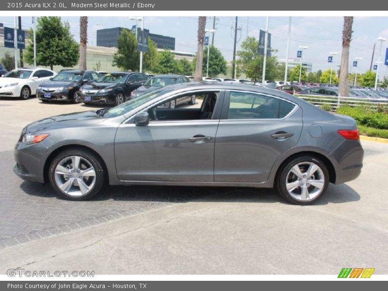 Modern Steel Metallic / Ebony 2015 Acura ILX 2.0L