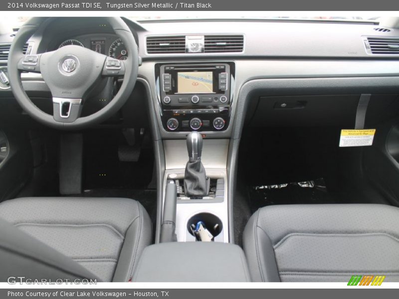 Tungsten Silver Metallic / Titan Black 2014 Volkswagen Passat TDI SE