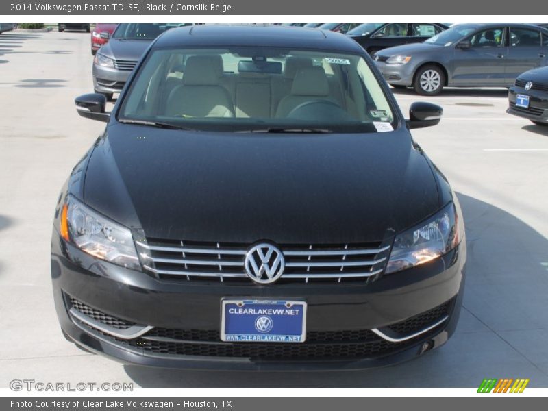 Black / Cornsilk Beige 2014 Volkswagen Passat TDI SE