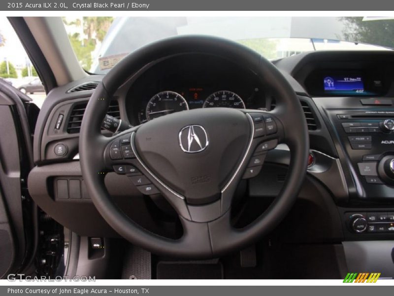 Crystal Black Pearl / Ebony 2015 Acura ILX 2.0L
