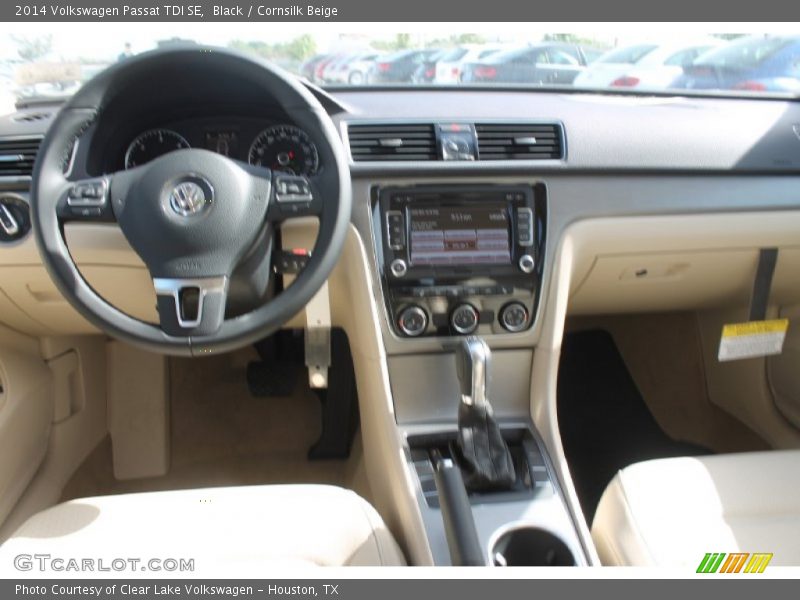 Black / Cornsilk Beige 2014 Volkswagen Passat TDI SE