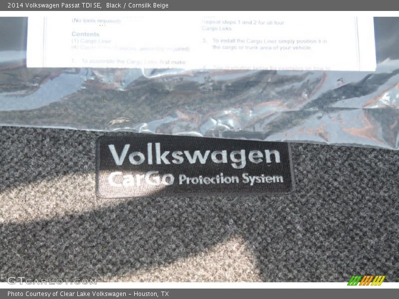 Black / Cornsilk Beige 2014 Volkswagen Passat TDI SE