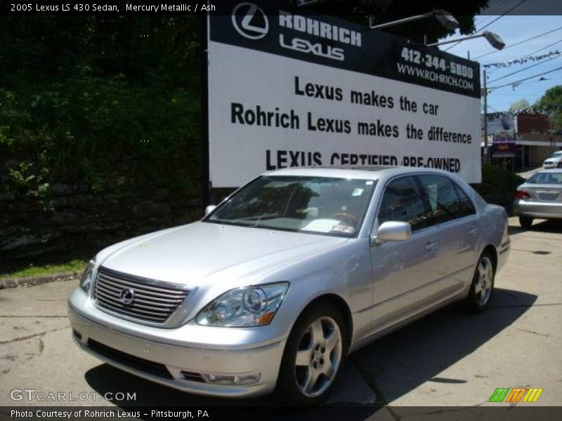 Mercury Metallic / Ash 2005 Lexus LS 430 Sedan