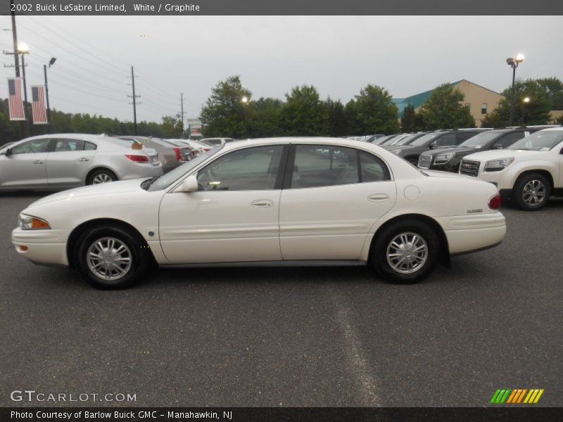 White / Graphite 2002 Buick LeSabre Limited