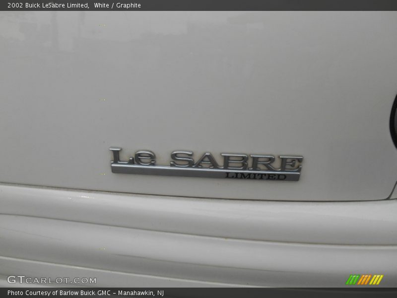 White / Graphite 2002 Buick LeSabre Limited