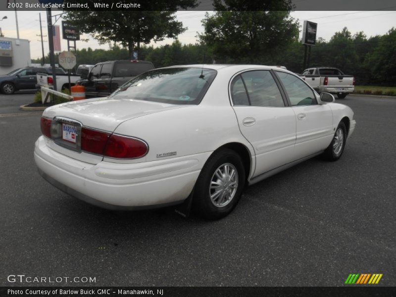 White / Graphite 2002 Buick LeSabre Limited