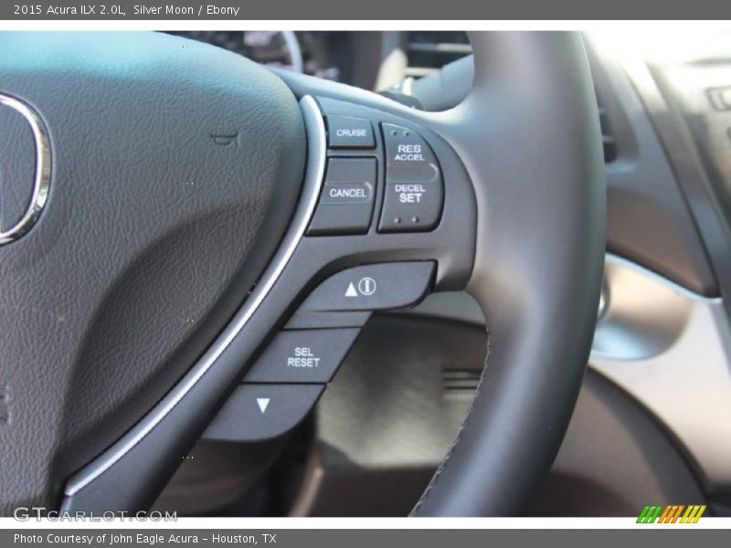 Silver Moon / Ebony 2015 Acura ILX 2.0L
