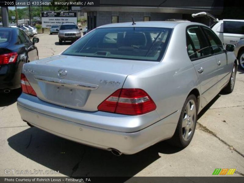Mercury Metallic / Ash 2005 Lexus LS 430 Sedan