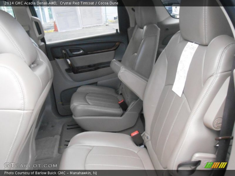 Crystal Red Tintcoat / Cocoa Dune 2014 GMC Acadia Denali AWD