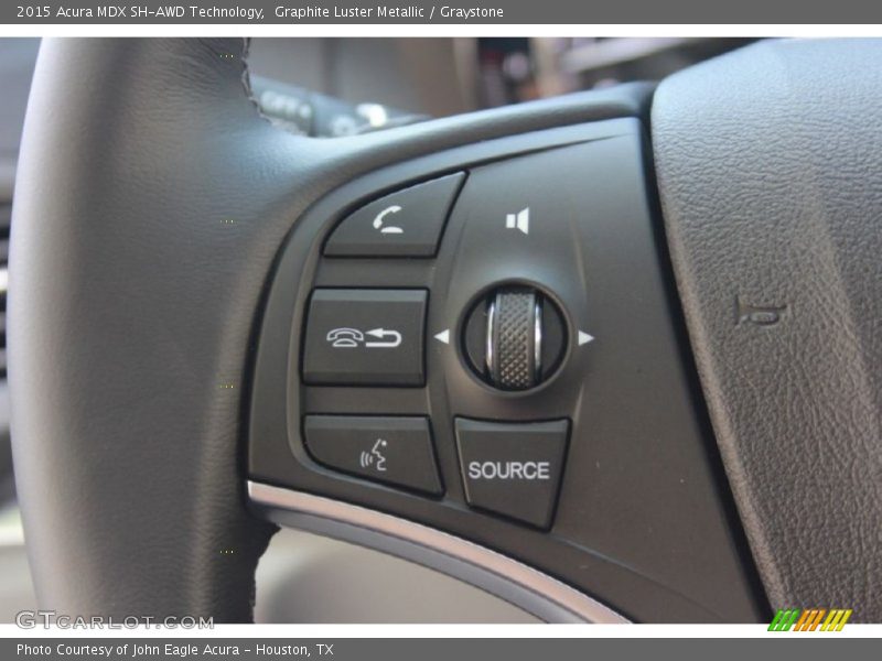 Graphite Luster Metallic / Graystone 2015 Acura MDX SH-AWD Technology