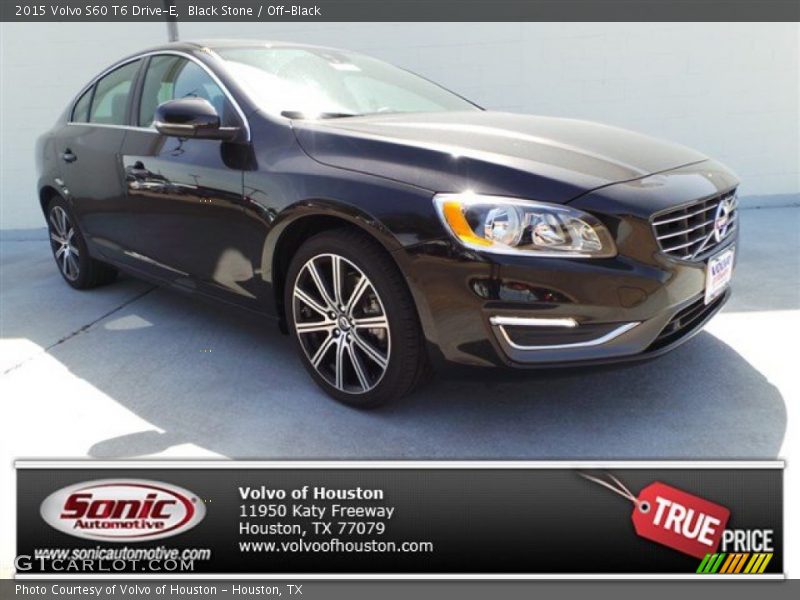 Black Stone / Off-Black 2015 Volvo S60 T6 Drive-E