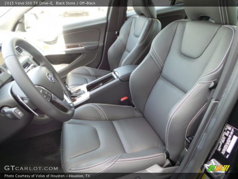 Front Seat of 2015 S60 T6 Drive-E