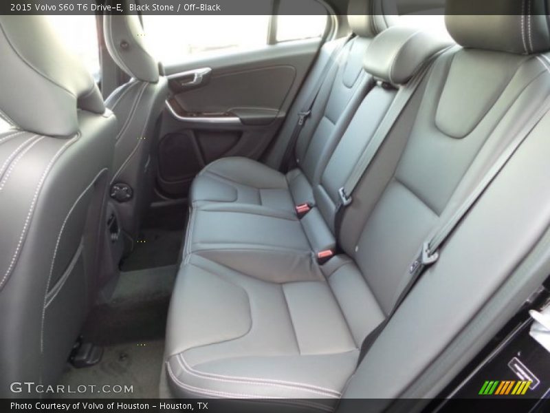 Rear Seat of 2015 S60 T6 Drive-E