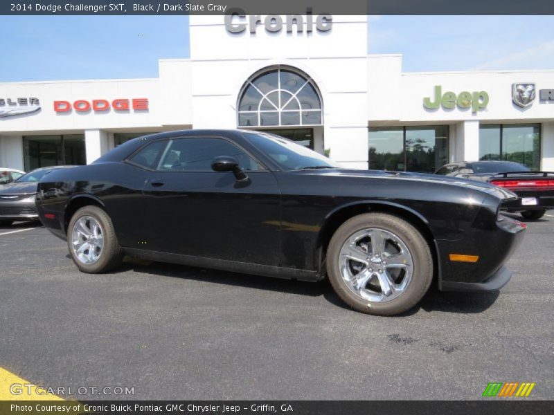 Black / Dark Slate Gray 2014 Dodge Challenger SXT