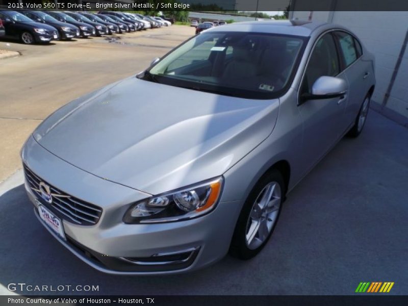 Bright Silver Metallic / Soft Beige 2015 Volvo S60 T5 Drive-E