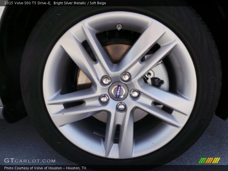 Bright Silver Metallic / Soft Beige 2015 Volvo S60 T5 Drive-E