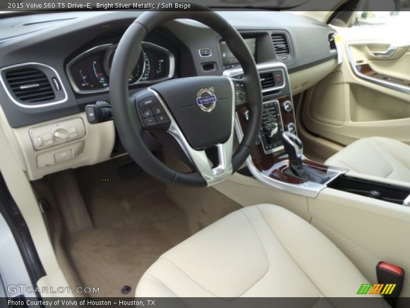 Bright Silver Metallic / Soft Beige 2015 Volvo S60 T5 Drive-E