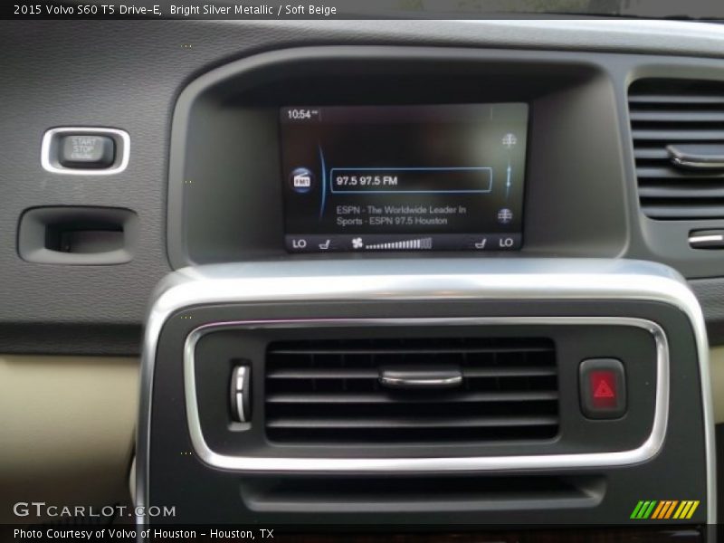 Bright Silver Metallic / Soft Beige 2015 Volvo S60 T5 Drive-E
