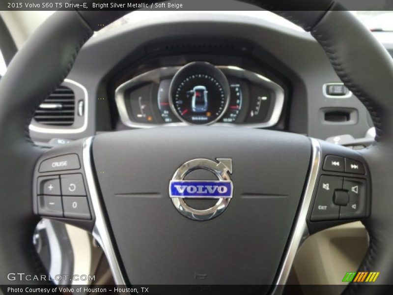 Bright Silver Metallic / Soft Beige 2015 Volvo S60 T5 Drive-E