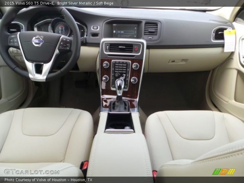 Bright Silver Metallic / Soft Beige 2015 Volvo S60 T5 Drive-E