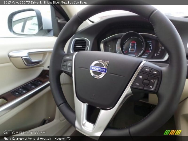 Bright Silver Metallic / Soft Beige 2015 Volvo S60 T5 Drive-E