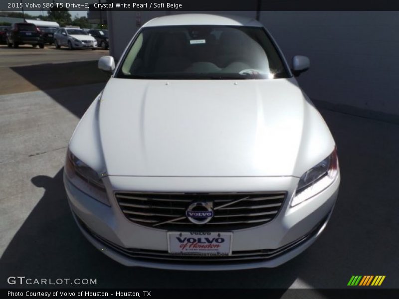 Crystal White Pearl / Soft Beige 2015 Volvo S80 T5 Drive-E