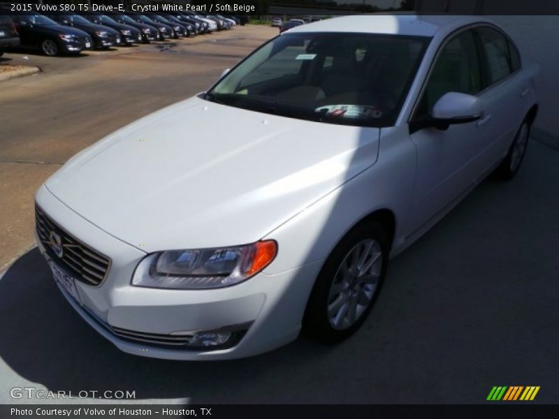 Crystal White Pearl / Soft Beige 2015 Volvo S80 T5 Drive-E