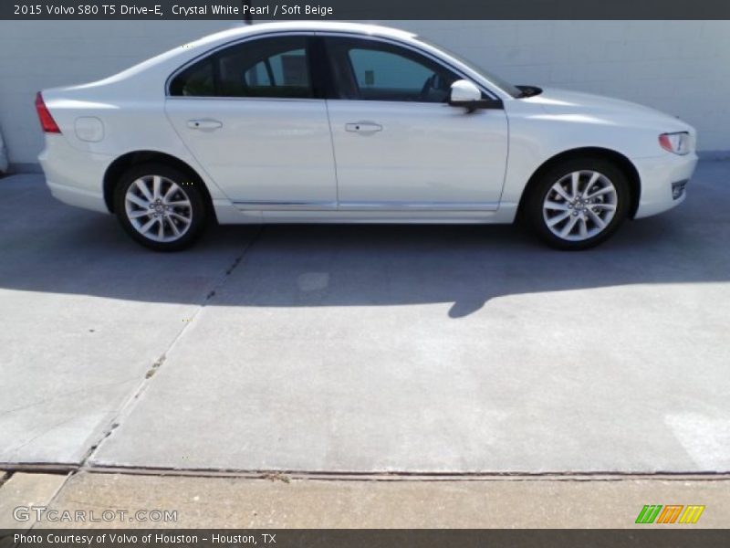 Crystal White Pearl / Soft Beige 2015 Volvo S80 T5 Drive-E