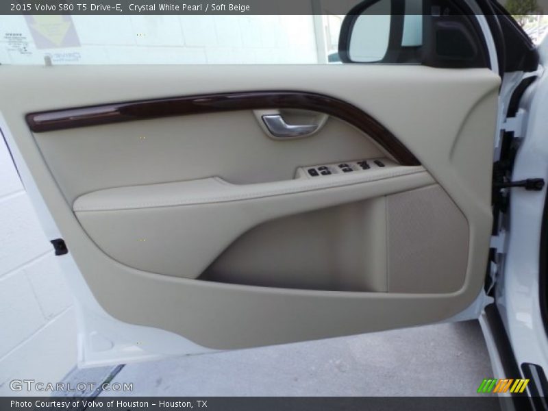 Crystal White Pearl / Soft Beige 2015 Volvo S80 T5 Drive-E