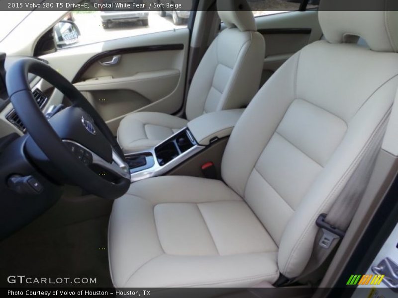 Crystal White Pearl / Soft Beige 2015 Volvo S80 T5 Drive-E